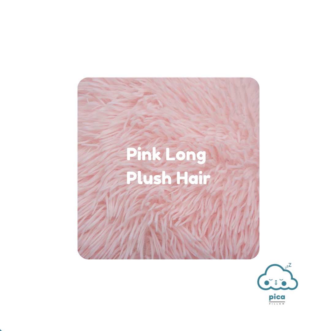 Long Plush Hair Throw Pillow (Pillow Case ONLY) Pica Pillow