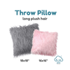 Long Plush Hair Throw Pillow with Pillow Case Pica Pillow