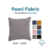 Pearl Fabric Throw Pillow (Pillow Case ONLY) Pica Pillow